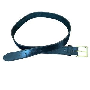 Black Red Wing Leather Belt Size 46